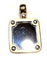 Pendant Man Piastrina in Gold PIASTRINA SOLO ORO D $/C 5.30 BG